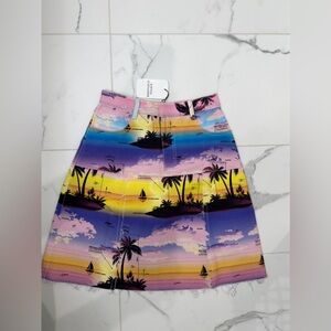 KSENIA SCHNIDER Denim Midi Skirt, Size XS